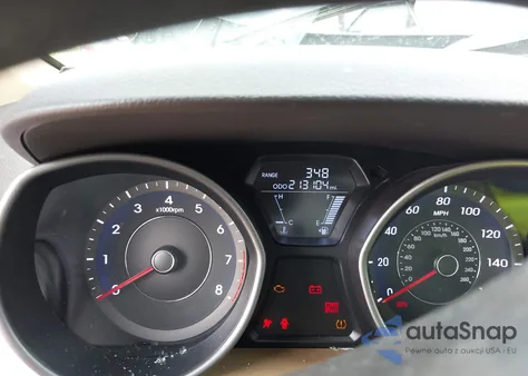 2013 Hyundai Elantra Gls z USA, uszkodzony, nr VIN 5NPDH4AE7DH314023